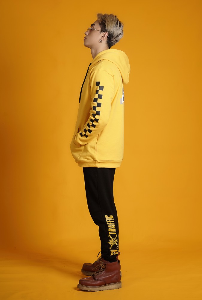 YGN TRAFFIC POLICE HOODIE BOY (Yellow)